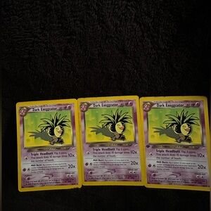 3 Pokemon Card - 1st Edition Dark Exeggcutor Neo Destiny 33/105
